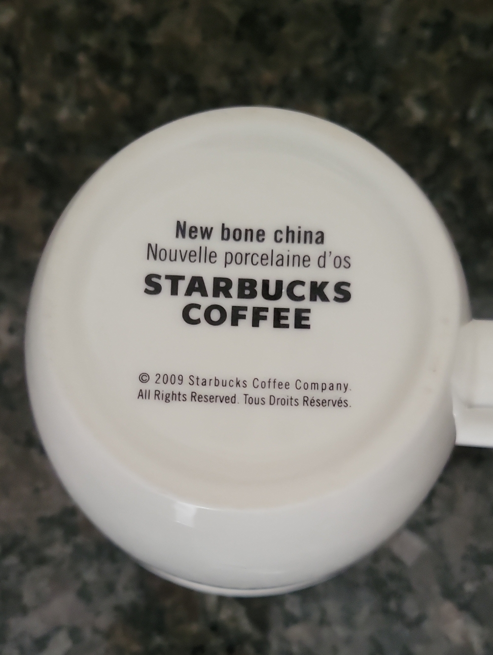 Starbucks White Ceramic Logo Mug with Black Print - Picture 4 of 4